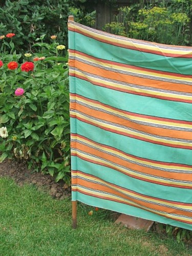 Old vintage windbreak