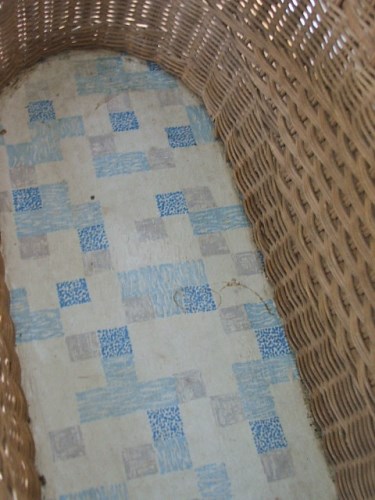 Vintage Wicker Shopping Basket