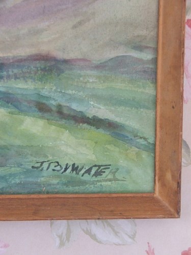 Framed Floral Painting