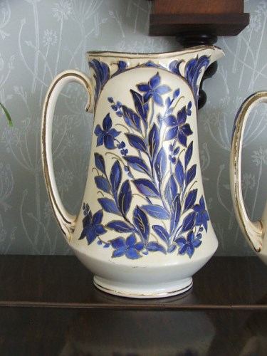 Pretty Blue Decorative Vintage Jug