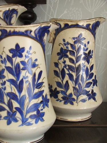 Trio of Vintage Pottery Jugs