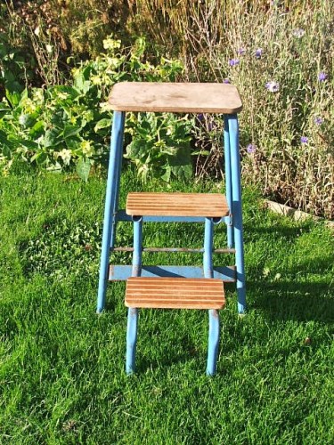 Retro Folding Step Stool