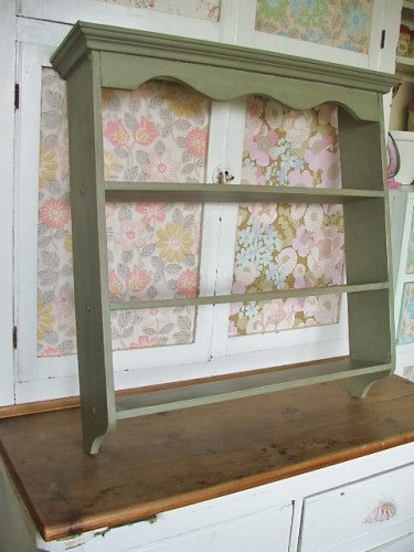 Painted Wooden Shelves