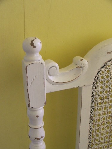 White Shabby Chic style painted chair