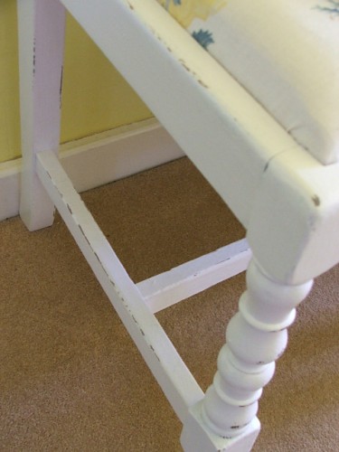 White Painted Chair very shabby chic
