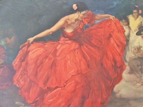 Retro Kitsch The Red Skirt by FRS Clement