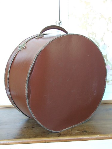 Old Leather Hat Case