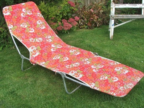 vintage sunlounger