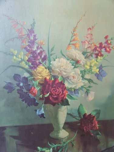 Pretty Floral Vernon Ward Print
