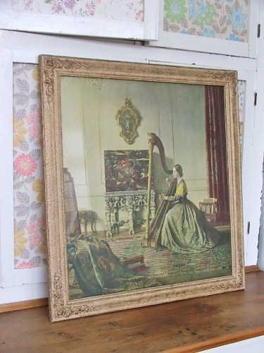Musci Room Scene by Leonard Campbell Taylor Print