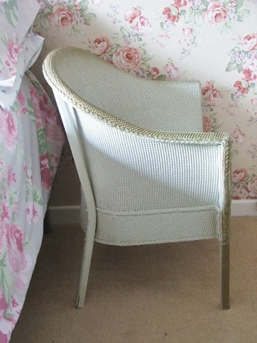 White Wicker Chair