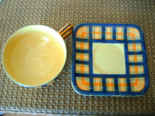 Quimper Cup and Saucer