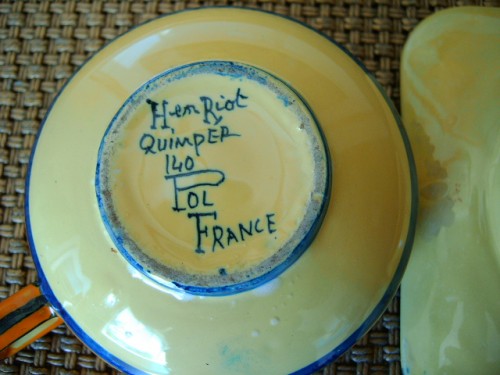 Quimper Cup and Saucer