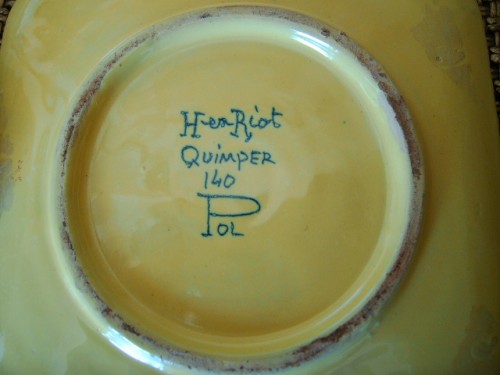 Quimper Cup and Saucer