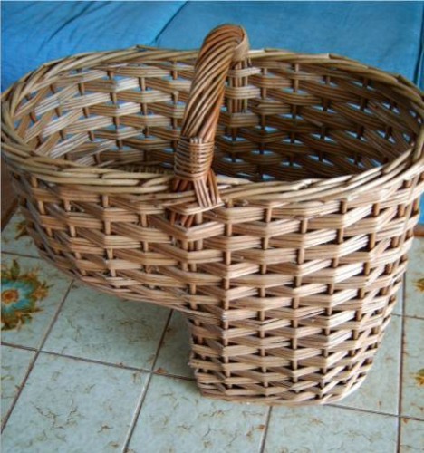 Wicker Stair Basket