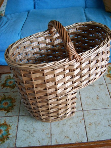 Wicker Stair Basket