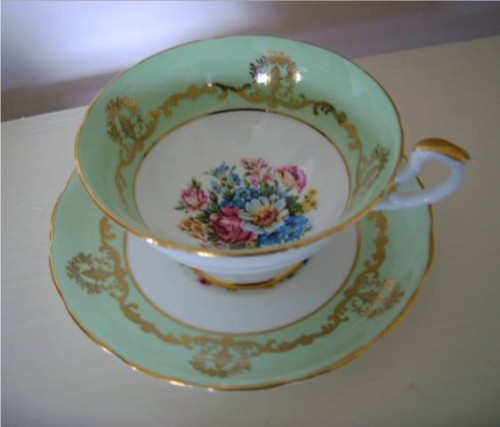Pretty China Cup and Saucer