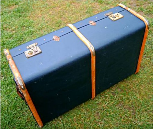Old Vintage Luggage Trunk