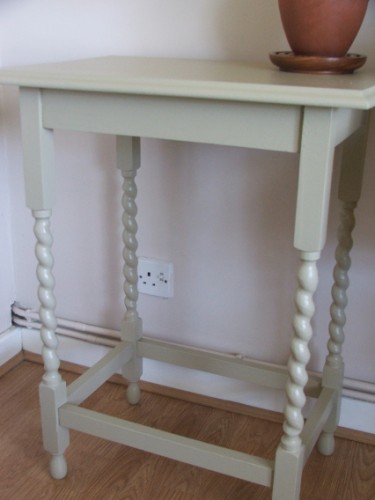 Oak Barley Twist  Painted Table