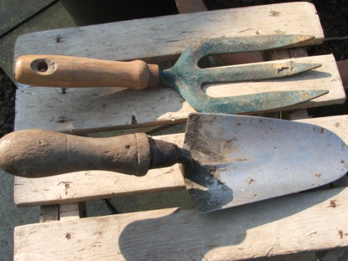 Garden Hand Fork and Trowel