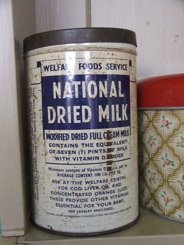 Welfare Foods Service Dried Milk Tin