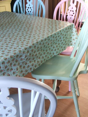 Set of 4 Painted Chairs