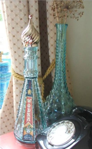 Retro Morey Vodka Bottle