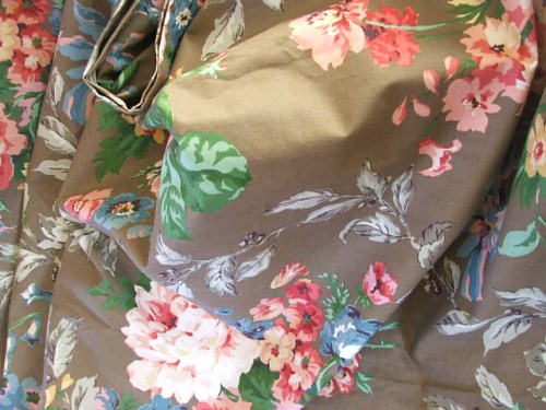 Pair of Pretty Floral Curtains
