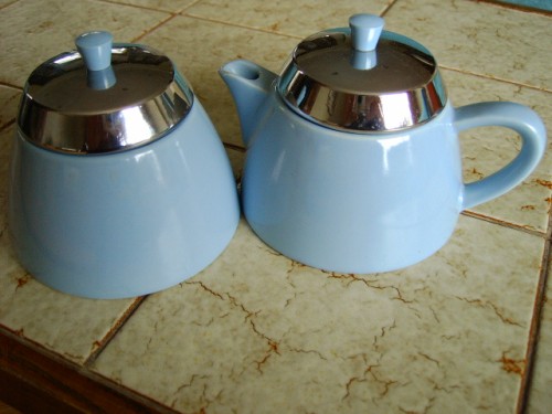 Cute Blue Pot and Jug