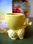 Novelty Green Poodle Dog Egg Cup
