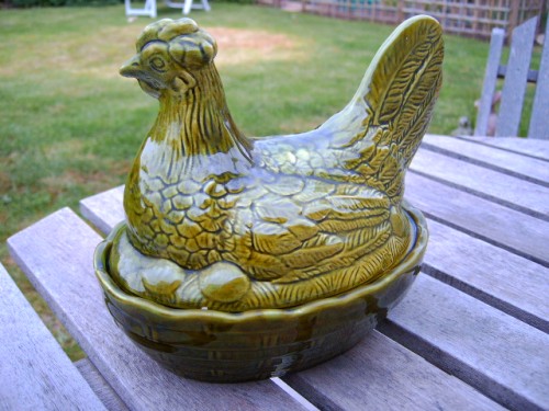 Green Chicken Egg Nest