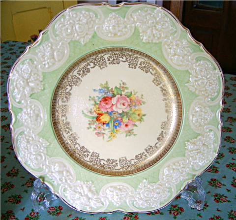 Decorative Crown Ducal Ware Plate