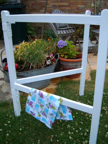 Vintage Wooden Clothes Horse/ Airer
