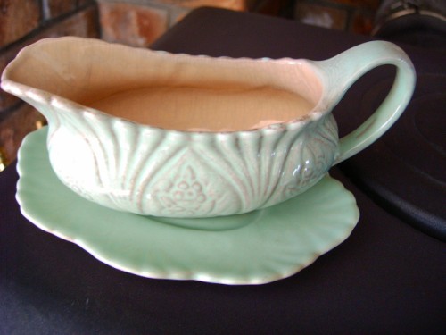 George Clewss Gravy Boat and Saucer