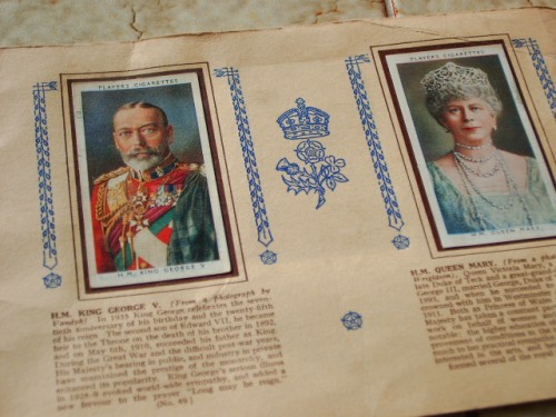 'Kings and Queens Of England' Cigarette Cards