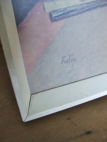 Lovely Gerald Kelly Vintage print