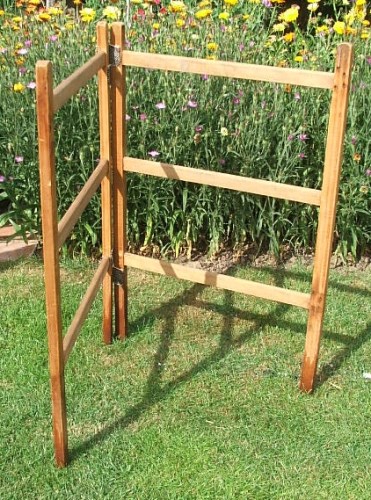 Vintage Wooden Clothes HorseAirer