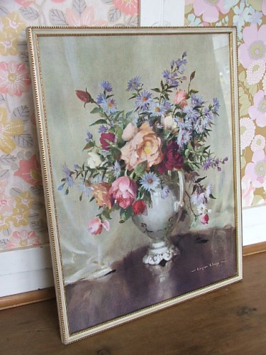 Gorgeous Vernon Ward Floral Print