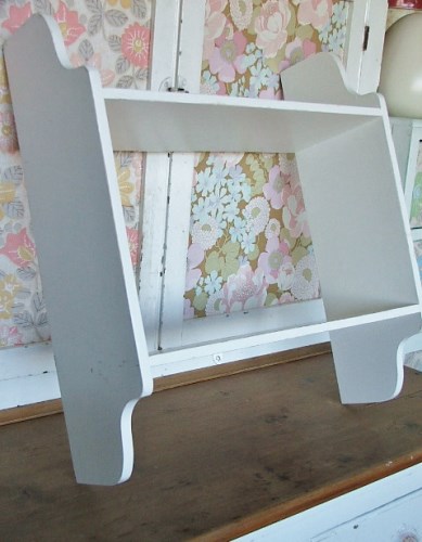 Painted Wooden Shelf