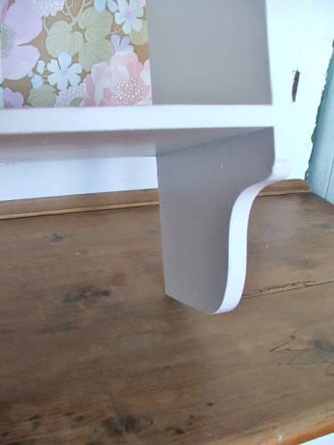 White Painted Wall Shelf