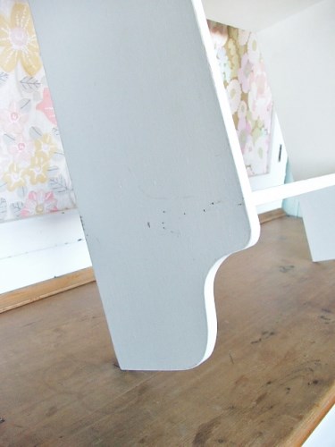 Painted Wooden Shelf