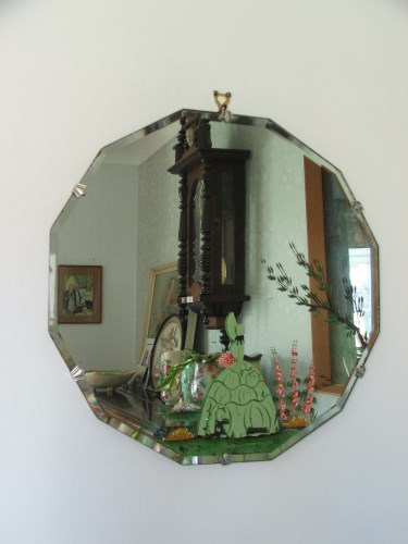 Pretty Vintage Crinoline Lady Mirror
