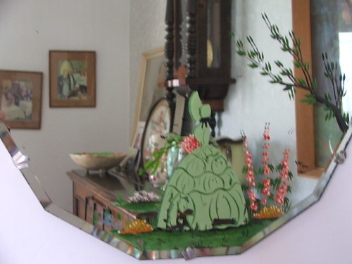 Vintage Painted Mirror