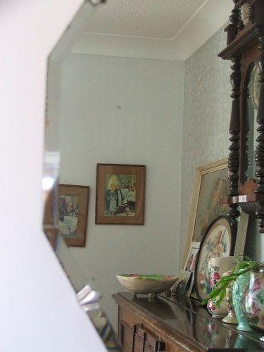 Vintage Painted Mirror