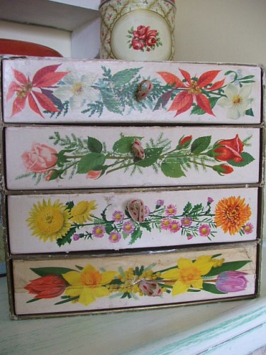 Old Floral Drawers
