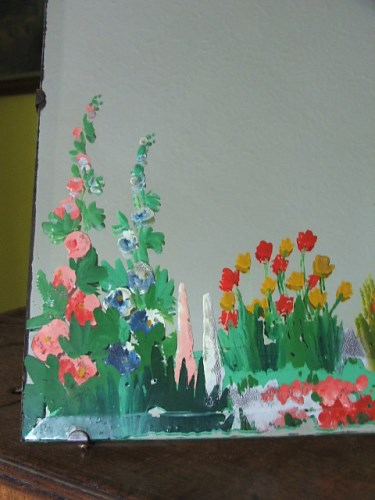 Crinoline Lady Painted Mirror