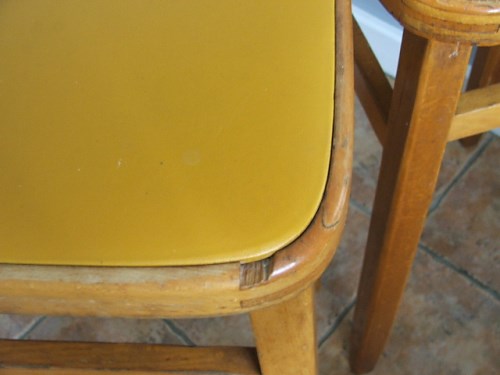 Pair of Retro Wooden Stools