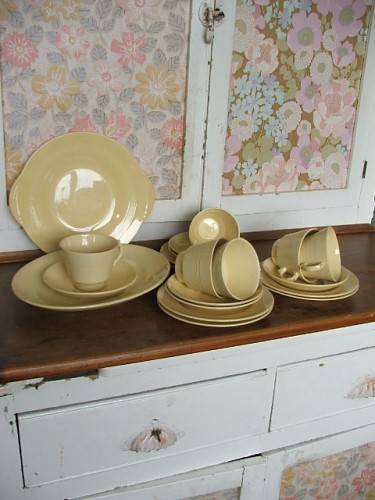 Jasmine Teacups and Saucers
