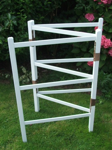 White Wooden Clothes HorseAirer