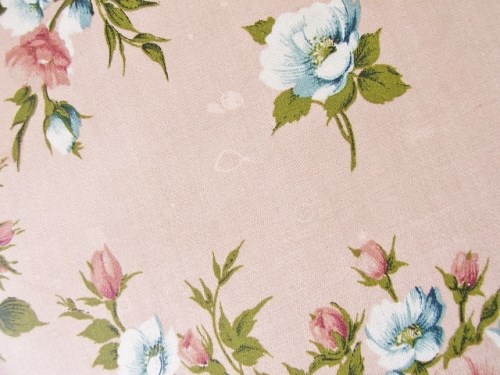 Floral Pink Ottomon